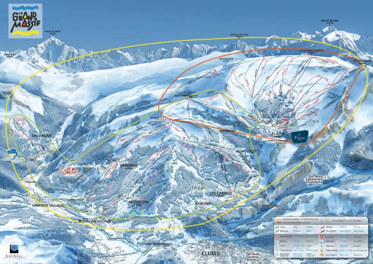 Les Frahans Samoëns Exteriör bild